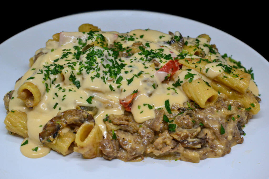 Philly Cheesesteak Pasta