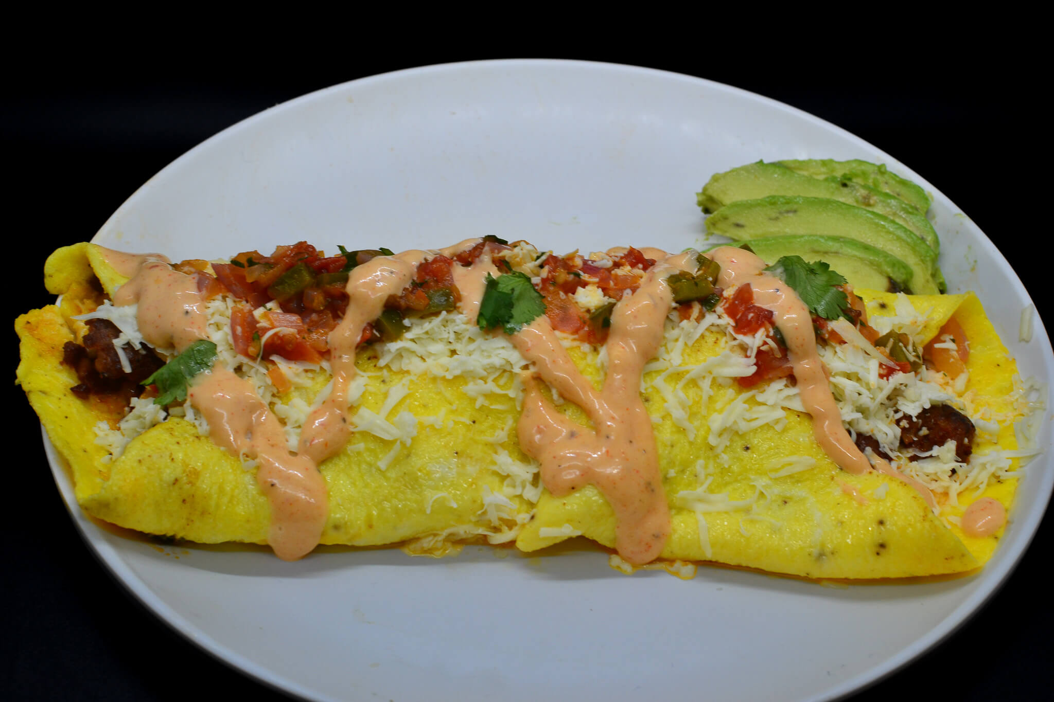 Easy Mexican Omelette Recipe - Takes ’N Plates